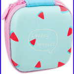 Чехол-сумочка дизайнерский для AirPods / AirPods Pro. Арбузные дольки.