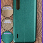 Чехол-книжка для Xiaomi Mi CC9 / Xiaomi Mi9 Lite / Xiaomi Mi A3 Lite. Изумрудный.