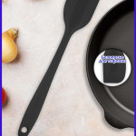 Лопатка силиконовая малая / черная