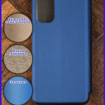 Чехол-книжка для Xiaomi Redmi Note 11. Синий.