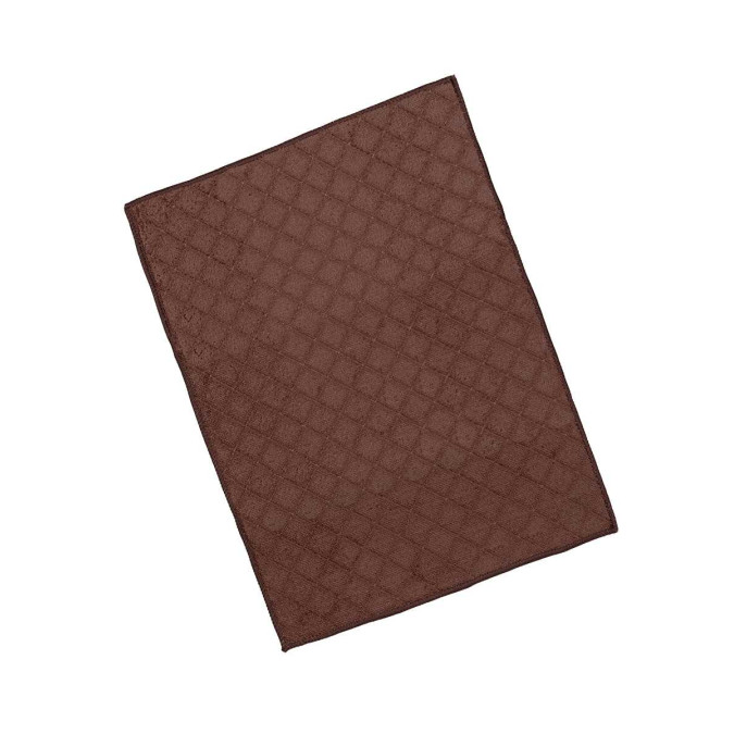 Коврик для сушки посуды. Клетка большая. Коричневый.