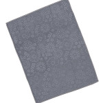 Коврик для сушки посуды. Цветы. Серый.