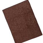 Коврик для сушки посуды. Цветы. Коричневый.