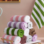 Салфетка для уборки. (Набор 5 шт.). Полоса.